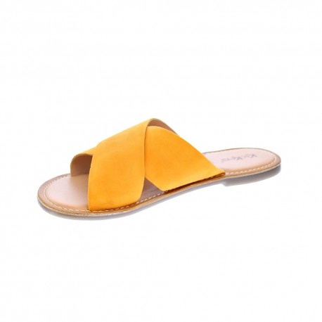 Sandalias Kickers zapatos Mujer modelo Diaz Naranja 