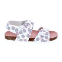 Sandalias Kickers zapatos Niña modelo Summerkro Blanco 