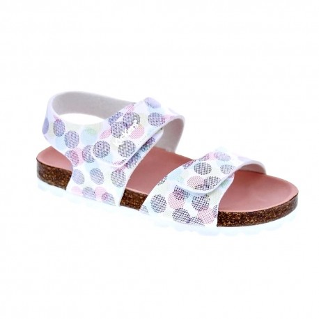 Sandalias Kickers zapatos Niña modelo Summerkro Blanco 