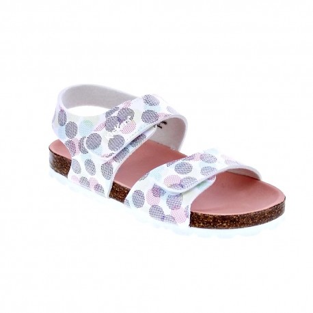Sandalias Kickers zapatos Niña modelo Summerkro Blanco 
