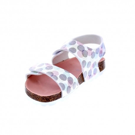 Sandalias Kickers zapatos Niña modelo Summerkro Blanco 