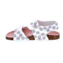 Sandalias Kickers zapatos Niña modelo Summerkro Blanco 