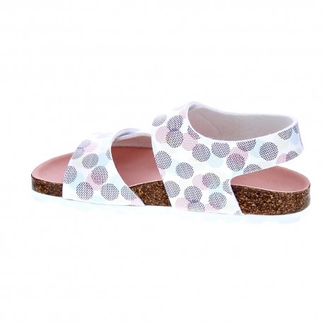 Sandalias Kickers zapatos Niña modelo Summerkro Blanco 