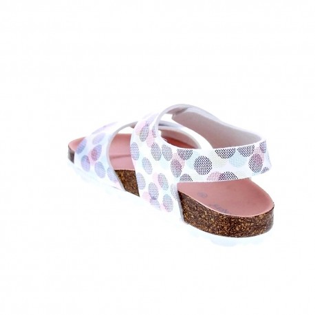 Sandalias Kickers zapatos Niña modelo Summerkro Blanco 