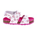 Sandalias Kickers zapatos Niña modelo Sumerkro multi colores Blanco 
