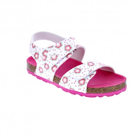 Sandalias Kickers zapatos Niña modelo Sumerkro multi colores Blanco 