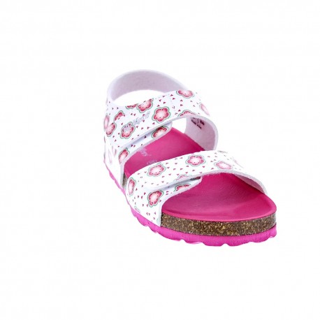 Sandalias Kickers zapatos Niña modelo Sumerkro multi colores Blanco 