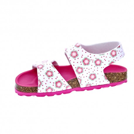 Sandalias Kickers zapatos Niña modelo Sumerkro multi colores Blanco 