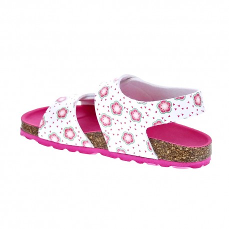 Sandalias Kickers zapatos Niña modelo Sumerkro multi colores Blanco 