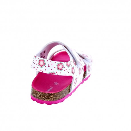 Sandalias Kickers zapatos Niña modelo Sumerkro multi colores Blanco 