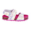 Sandalias Kickers zapatos Niña modelo Sumerkro Blanco 