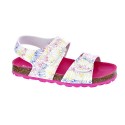Sandalias Kickers zapatos Niña modelo Sumerkro Blanco 