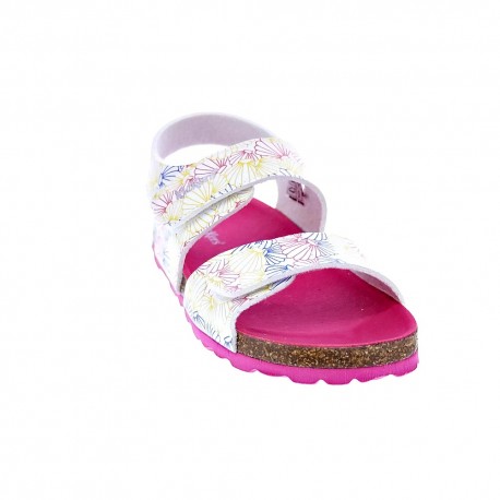 Sandalias Kickers zapatos Niña modelo Sumerkro Blanco 