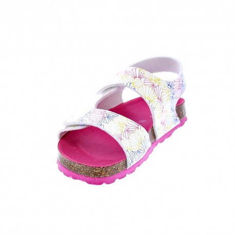 Sandalias Kickers zapatos Niña modelo Sumerkro Blanco 