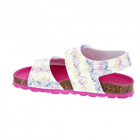 Sandalias Kickers zapatos Niña modelo Sumerkro Blanco 