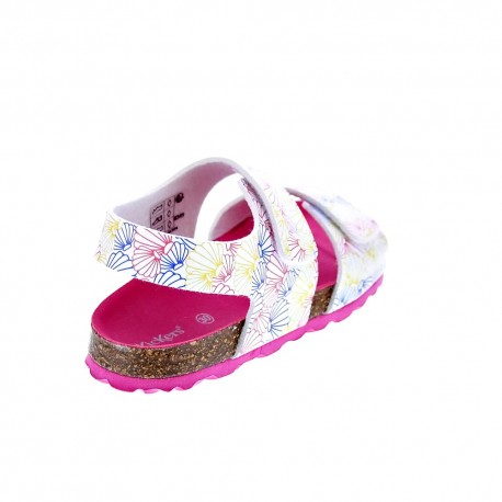 Sandalias Kickers zapatos Niña modelo Sumerkro Blanco 