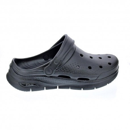 Zuecos Skechers zapatos Hombre modelo Arch Fit Negro 