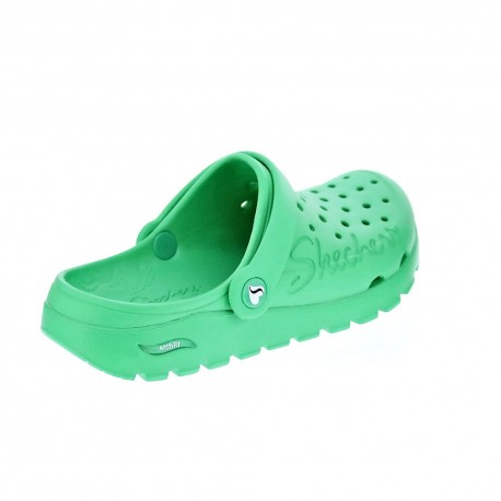 Zuecos Skechers zapatos Mujer modelo Arch Fit Verde 