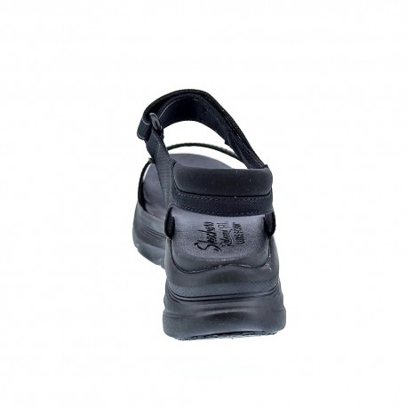 Sandalias Skechers zapatos Mujer modelo D Lux Negro 