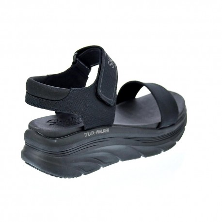 Sandalias Skechers zapatos Mujer modelo D Lux Negro 