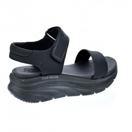 Sandalias Skechers zapatos Mujer modelo D Lux Negro 