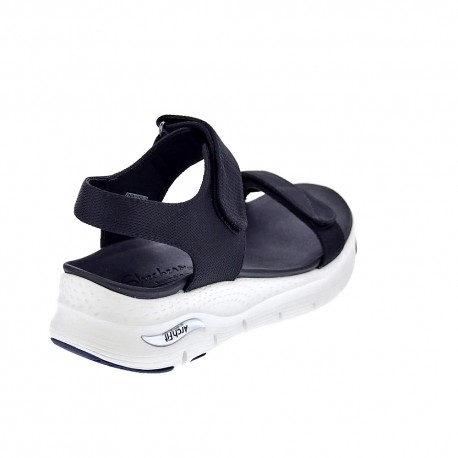 Sandalias Skechers zapatos Mujer modelo Arch Fit Negro 