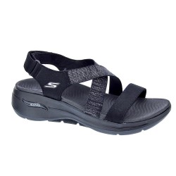 Sandalias Skechers zapatos Mujer modelo Go Walk Negro 