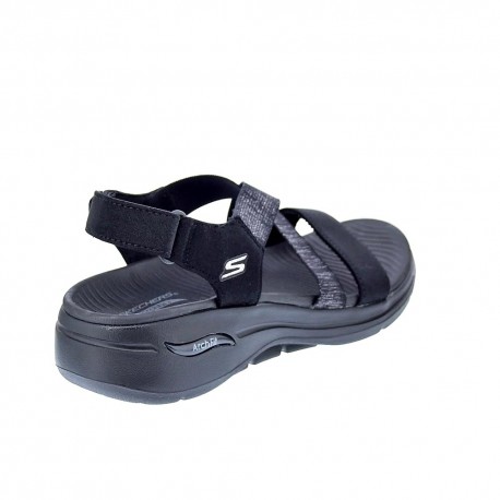 Sandalias Skechers zapatos Mujer modelo Go Walk Negro 