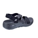 Sandalias Skechers zapatos Mujer modelo Go Walk Negro 