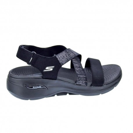 Sandalias Skechers zapatos Mujer modelo Go Walk Negro 