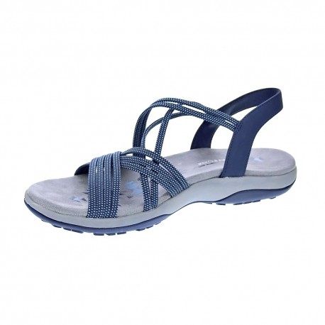 Sandalias Skechers zapatos Hombre modelo Reggae Slim Azul 