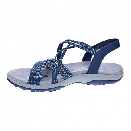 Sandalias Skechers zapatos Hombre modelo Reggae Slim Azul 