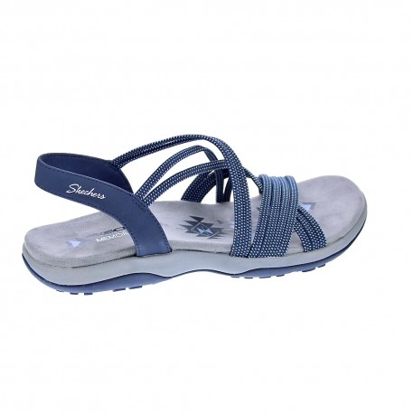 Sandalias Skechers zapatos Hombre modelo Reggae Slim Azul 