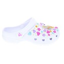 Zuecos Skechers zapatos Niño modelo Heart Charmer Blanco 