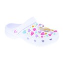 Zuecos Skechers zapatos Niño modelo Heart Charmer Blanco 