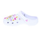 Zuecos Skechers zapatos Niño modelo Heart Charmer Blanco 