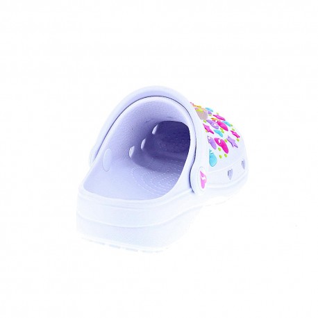 Zuecos Skechers zapatos Niño modelo Heart Charmer Blanco 