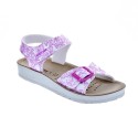 Sandalias Geox zapatos Niña modelo Costarei Blanco 