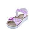 Sandalias Geox zapatos Niña modelo Costarei Blanco 