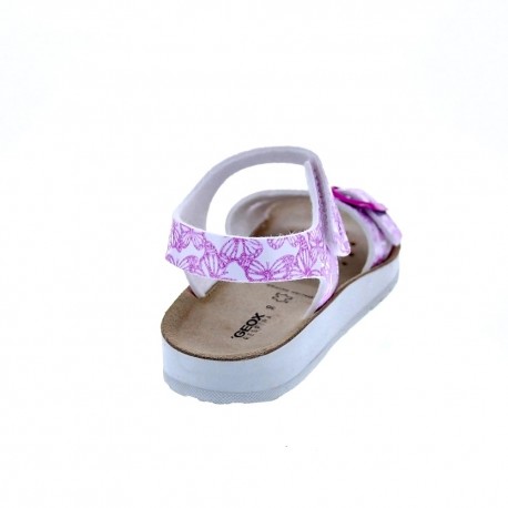 Sandalias Geox zapatos Niña modelo Costarei Blanco 