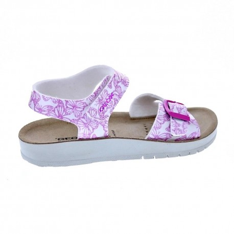 Sandalias Geox zapatos Niña modelo Costarei Blanco 