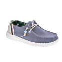 Mocasines Hey Dude zapatos Mujer modelo Wendy Azul 