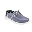 Mocasines Hey Dude zapatos Mujer modelo Wendy Azul 