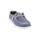 Mocasines Hey Dude zapatos Mujer modelo Wendy Azul 