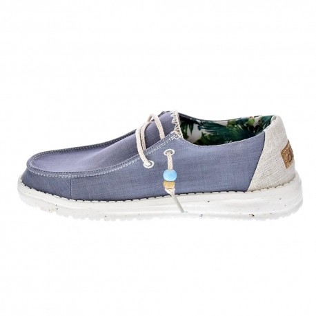 Mocasines Hey Dude zapatos Mujer modelo Wendy Azul 