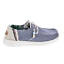 Mocasines Hey Dude zapatos Mujer modelo Wendy Azul 