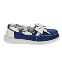 Mocasines Hey Dude zapatos Mujer modelo Effie Bay Azul 