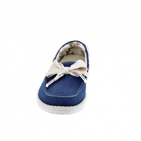 Mocasines Hey Dude zapatos Mujer modelo Effie Bay Azul 
