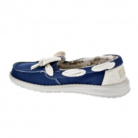Mocasines Hey Dude zapatos Mujer modelo Effie Bay Azul 