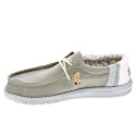 Mocasines Hey Dude zapatos Hombre modelo Wally Linen Gris 